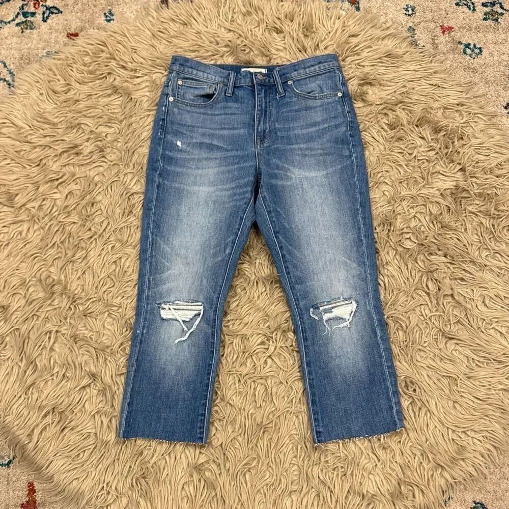 Madewell the high rise slim boyjeans size 27